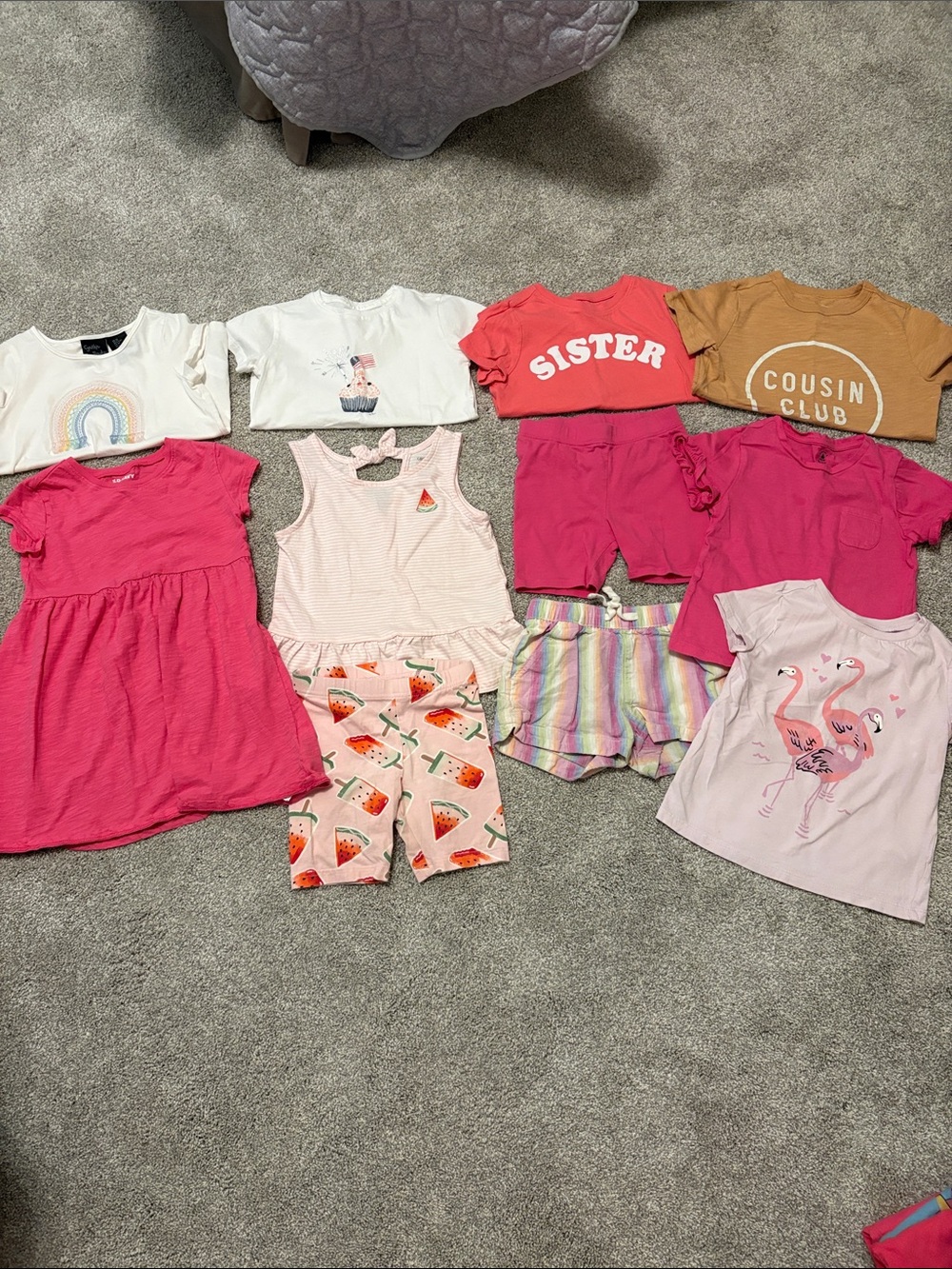 Girls name brand summer lot 5T
